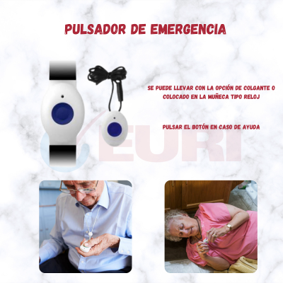 Pulsador de emergencia medallón