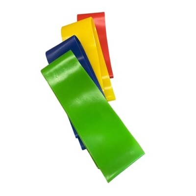 Set de 4 Bandas Elásticas Fitness y Fisioterapia