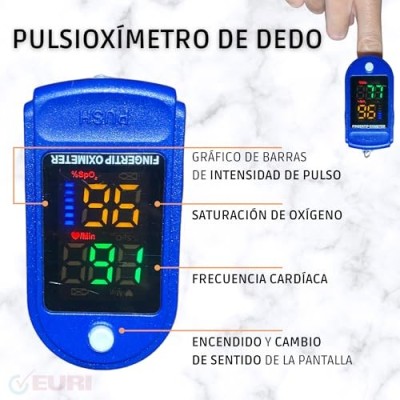Pulsioxímetro de Dedo. Medidor de oxigeno en sangre