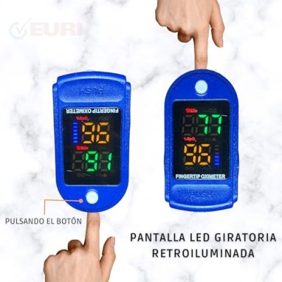 Pulsioxímetro de Dedo. Medidor de oxigeno en sangre