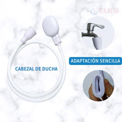 Set Grande Lavacabezas portátil hinchable para Casa